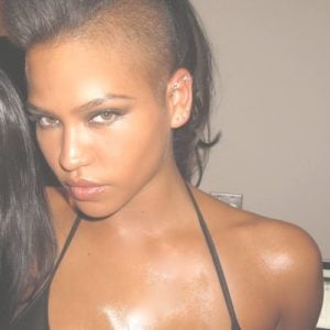 sexy leaked pic of cassie ventura showing cleavage and looking sweaty