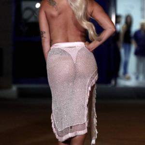 LAdy Gaga thong butt