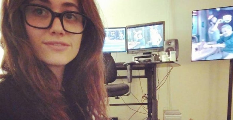 Emmy Rossum selfie with glasses