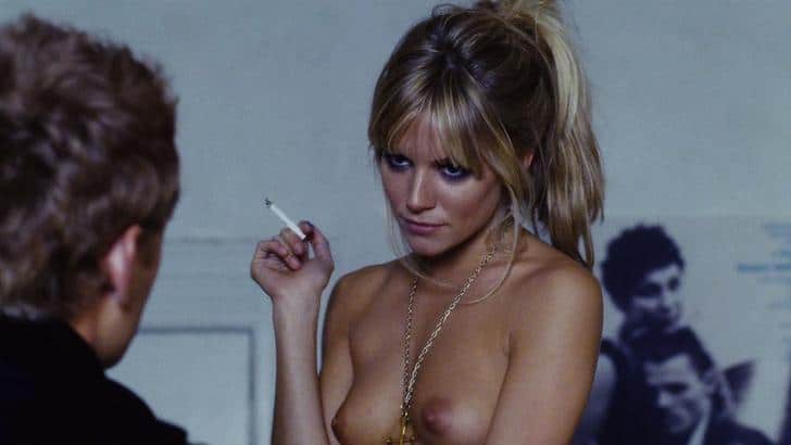 Sienna Miller topless in the movie Alfie