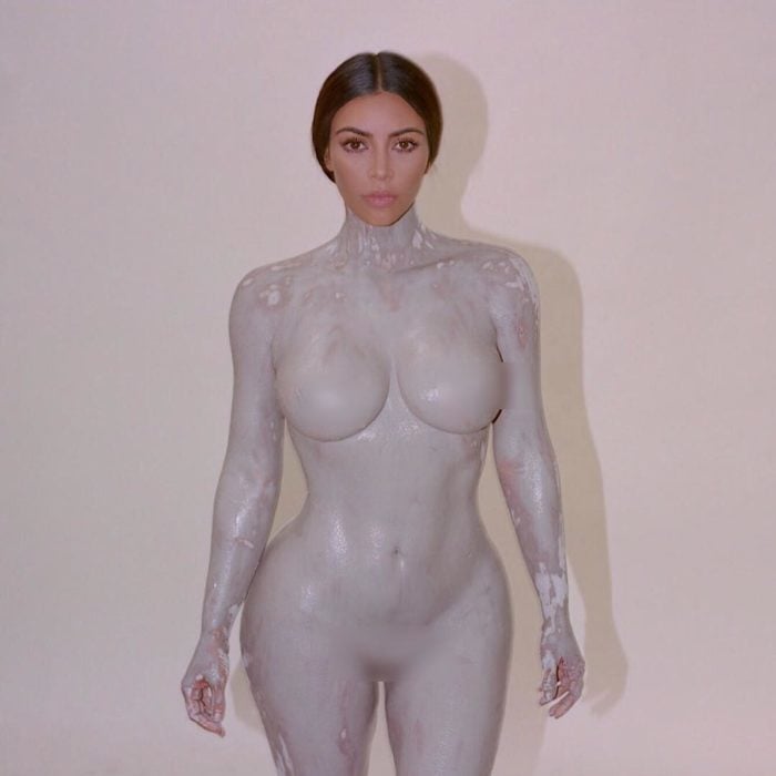 Kim K nude body paint for KKWFragrance
