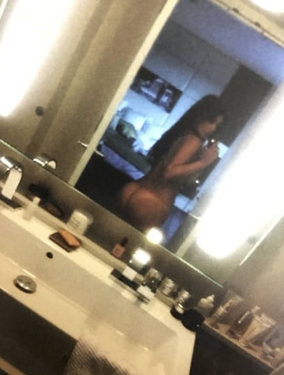Kim Kardashian shares naked pic of herself taking a mirror selfie for her book Selfish