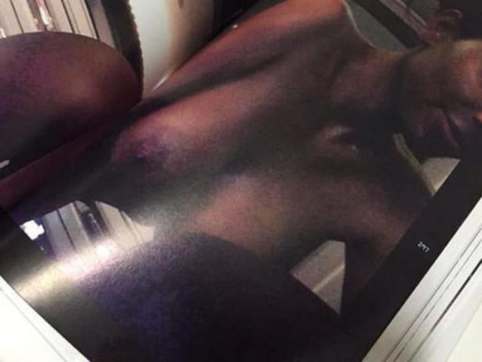 Kim Kardashian shows tits in book