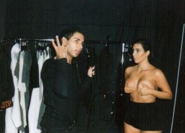 Photo of Kim Kardashian leaked behind the scenes