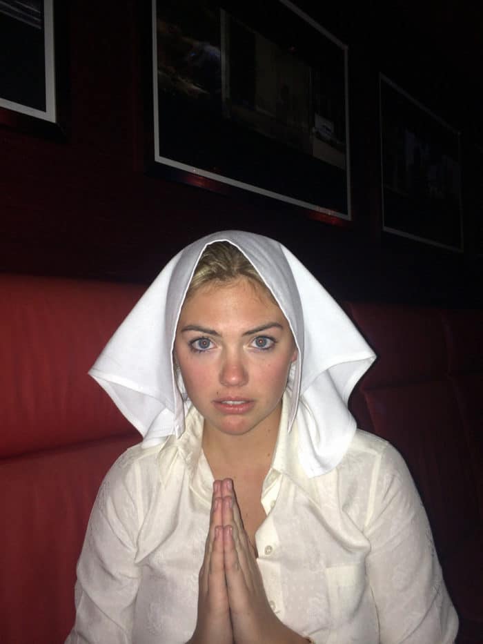 Kate Upton naughty nun